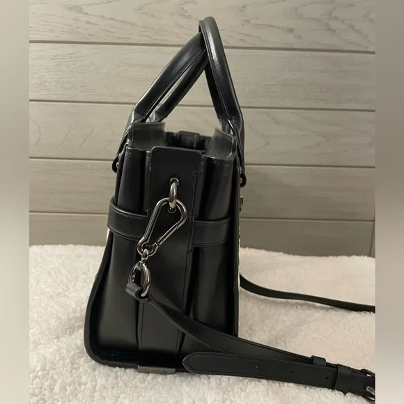 Coach Retail Quilted Exotic Swagger 27 - Rare item in black white and snakeskin - Picture 7 of 13